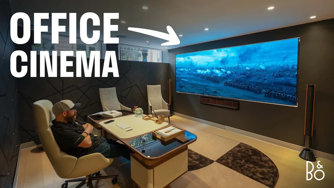 Bang & Olufsen Boston: A 151″ MicroLED Built for the Home Office