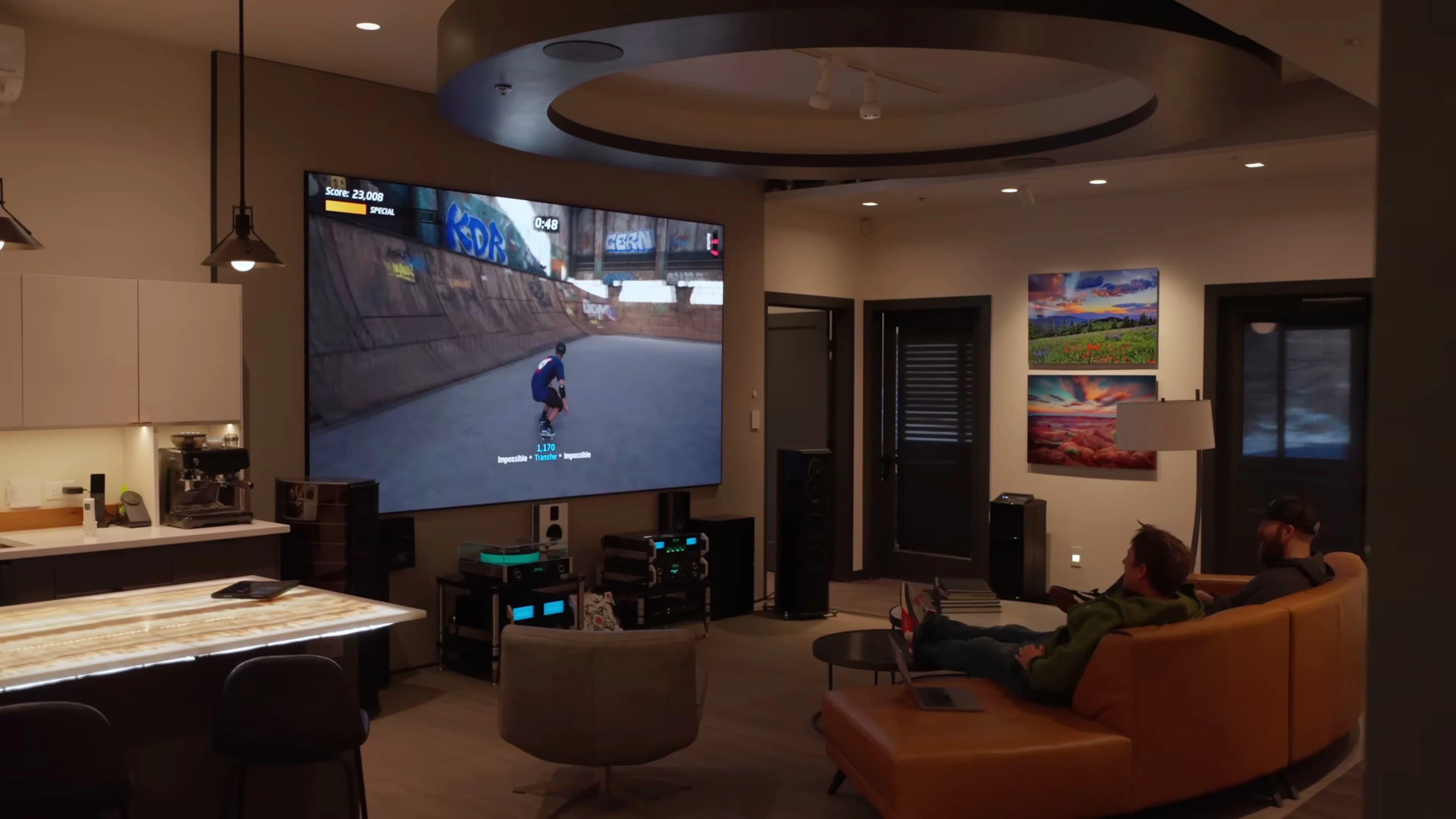 Cloud9 Steamboat Springs: 136″ 0.9 mm MicroLED in a Resort Showroom