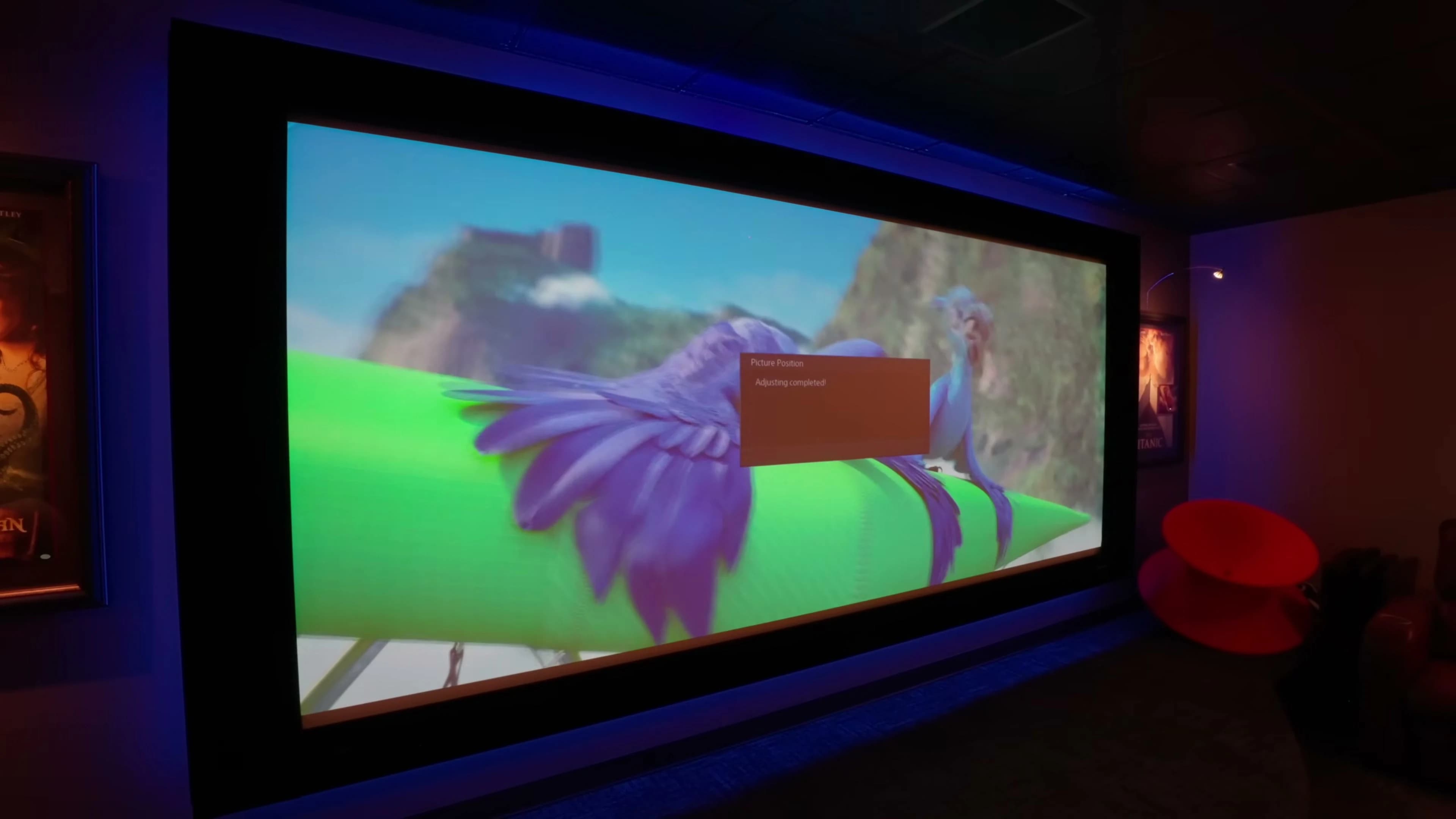 Easy Living team with Skyler in front of the 24x9 MicroLED wall
