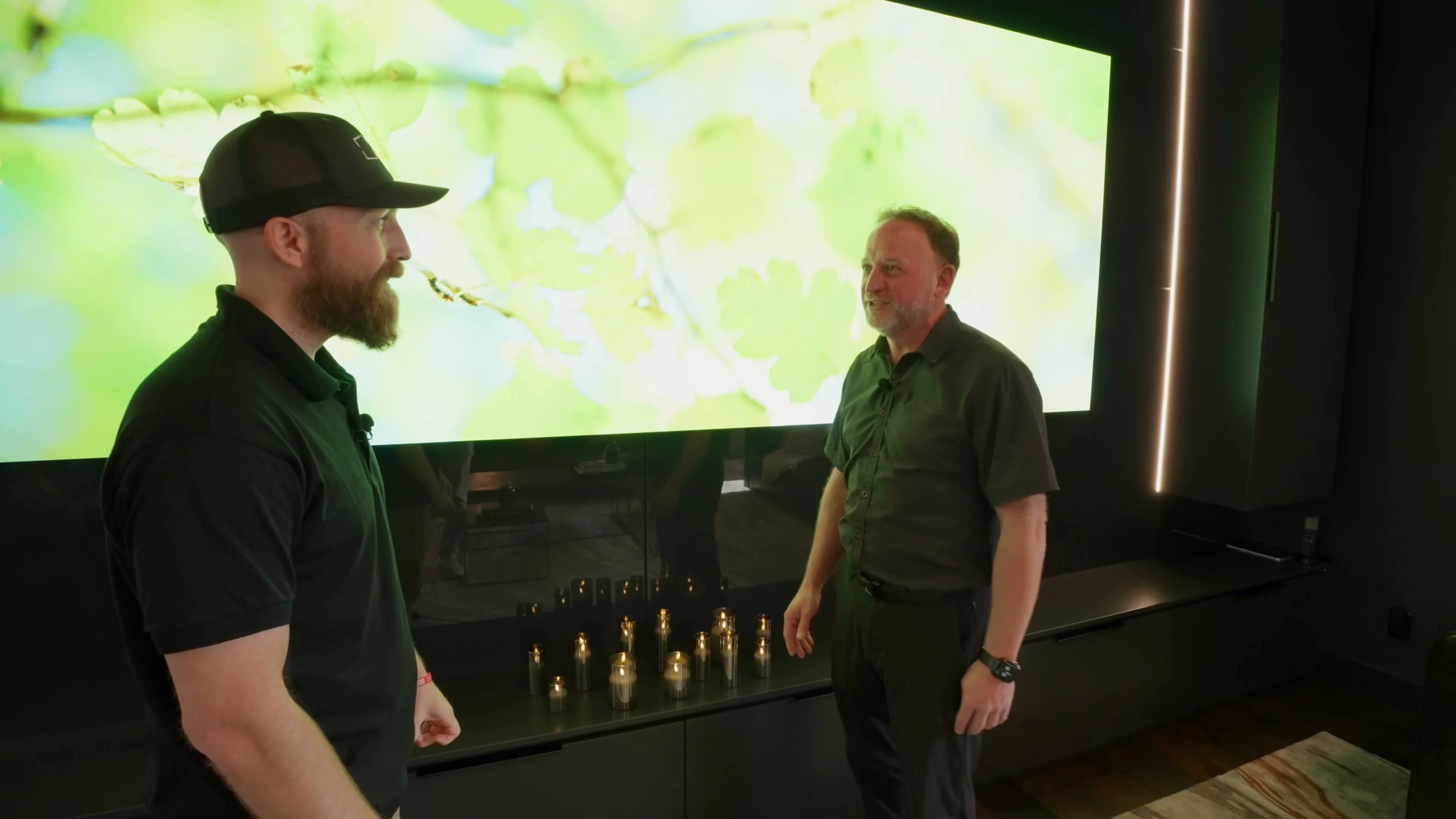 $5M Car Garage Gets a 151″ MicroLED Mancave Centerpiece