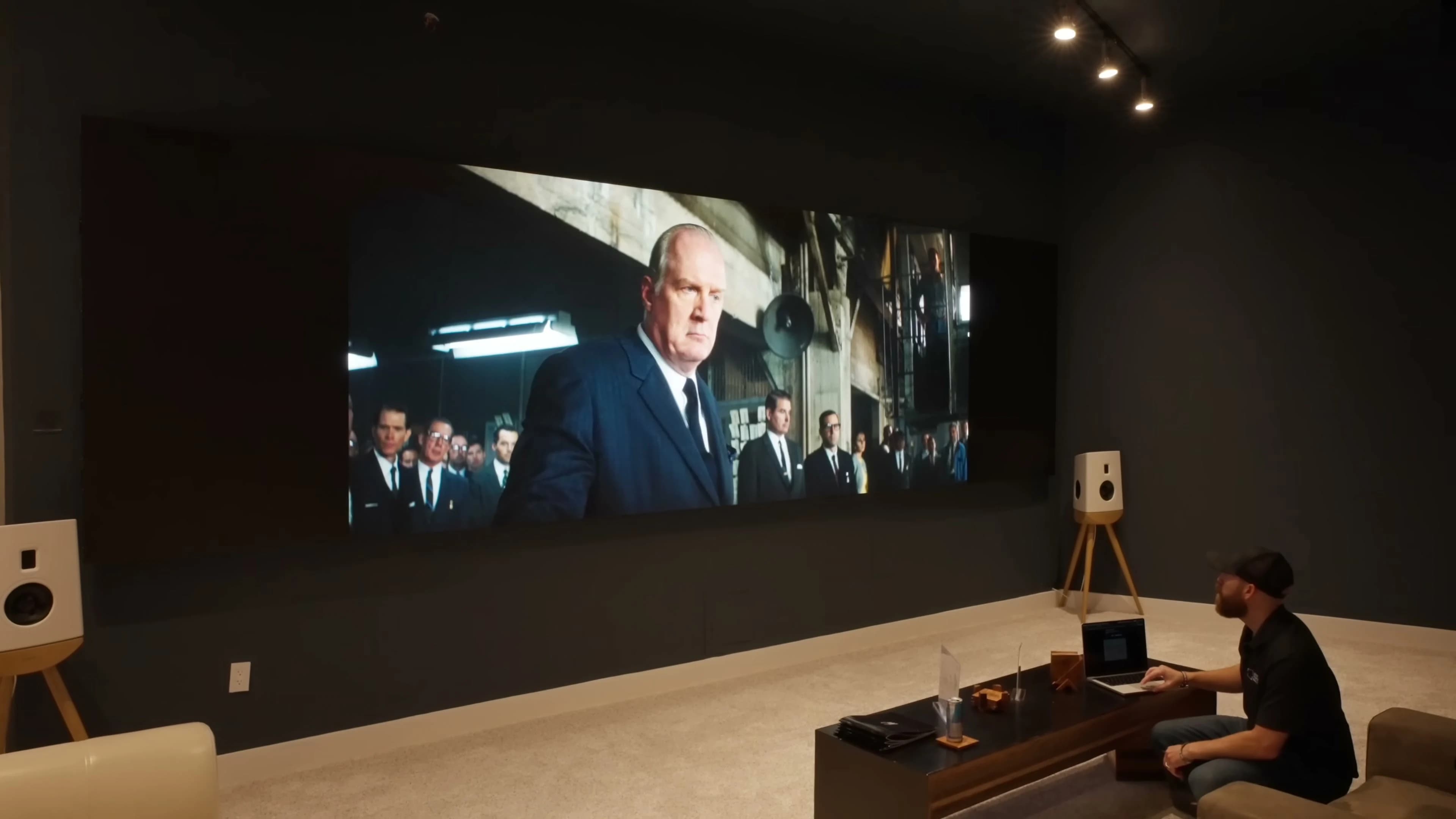 32x9 ultrawide MicroLED sports and multiview wall at Just Video Walls HQ