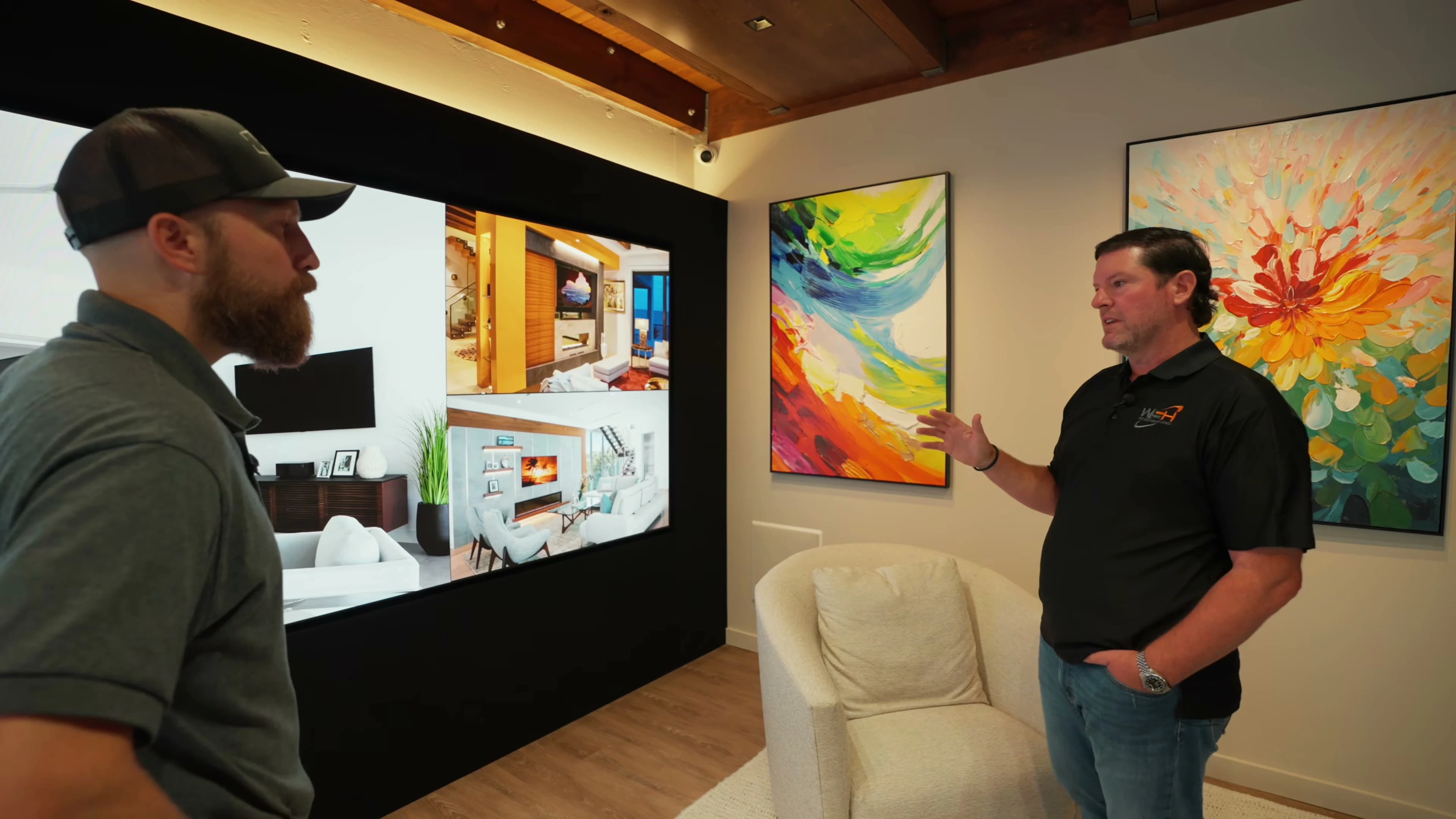 Crestron control and multiview presets for the Wicked Smart MicroLED wall