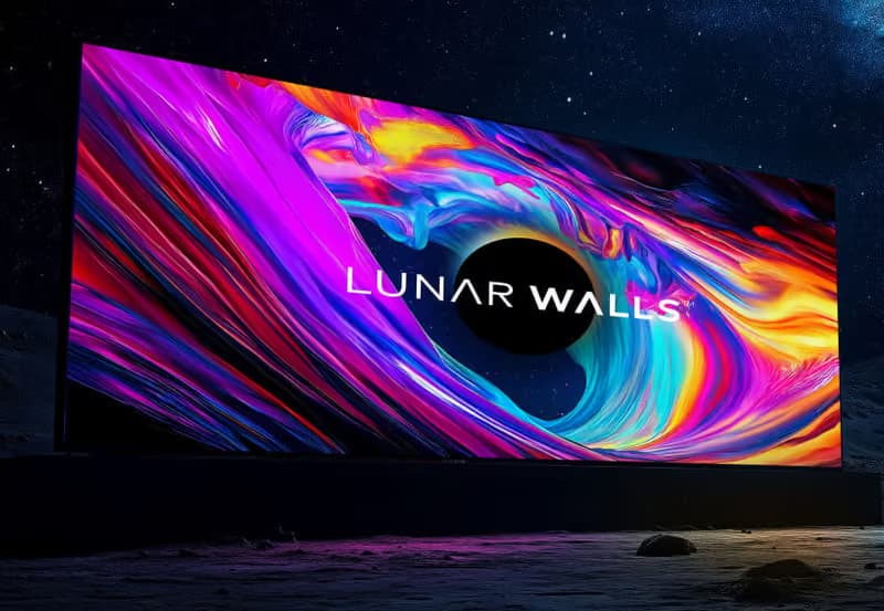 A Lunar Walls display