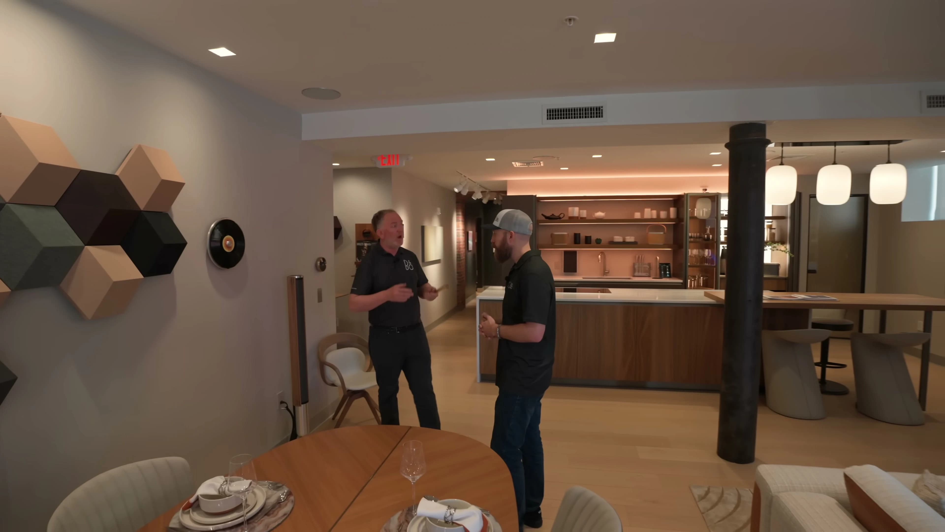 Bang & Olufsen Boston showroom living space with design-led audio