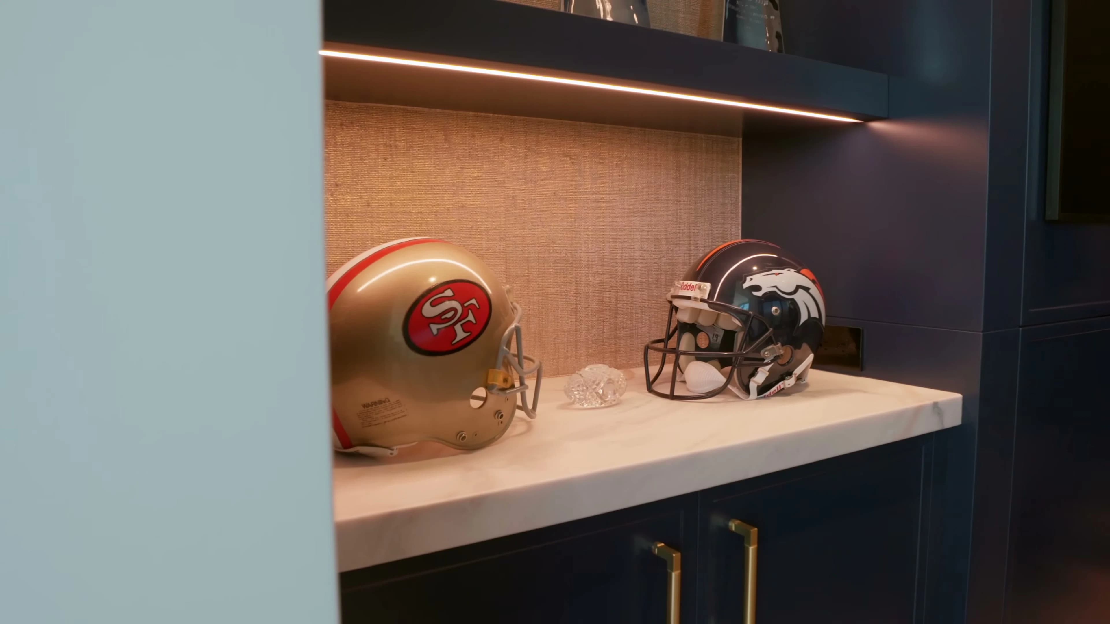 Living spaces and lighting craftsmanship inside Mike Shanahan’s Denver home