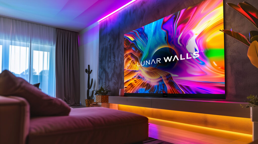 lunar walls living room